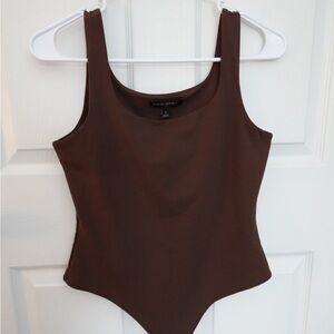 Banana Republic Chocolate Brown Bodysuit Tank Top